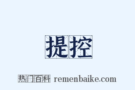 提控是什么意思的图片